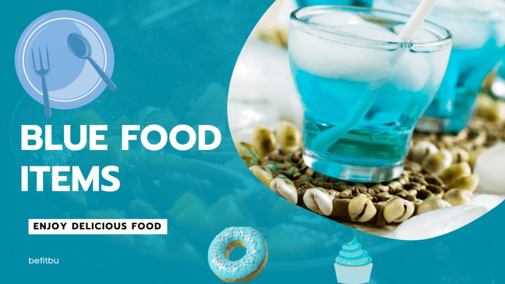 Blue Food Items