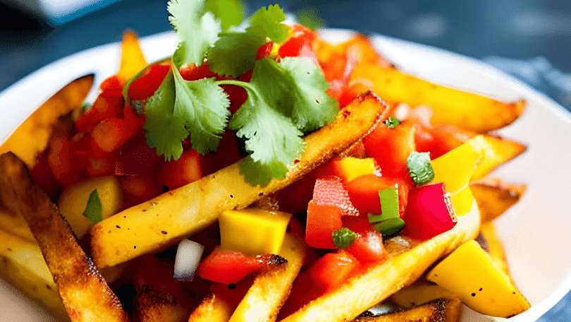 Mango Salsa Fries