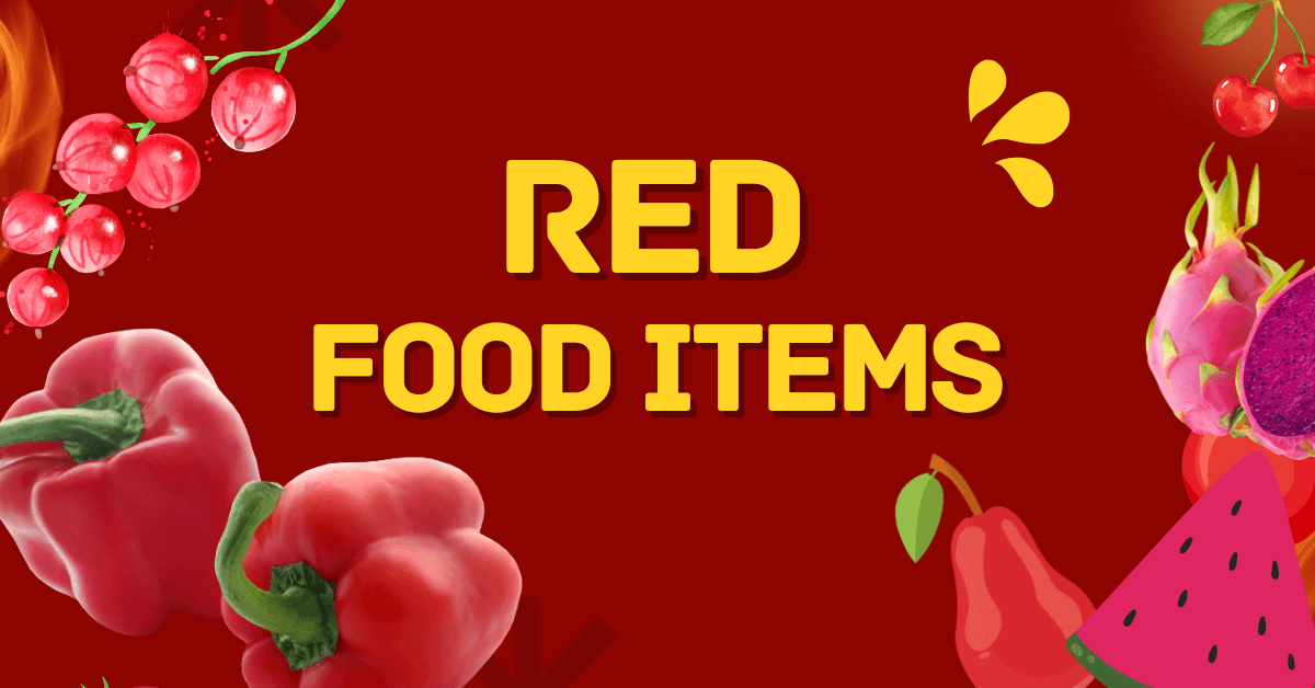 Red Food Items