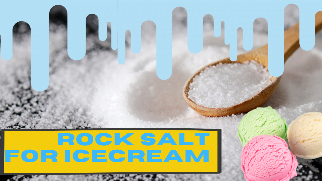 Rock salt for ice cream