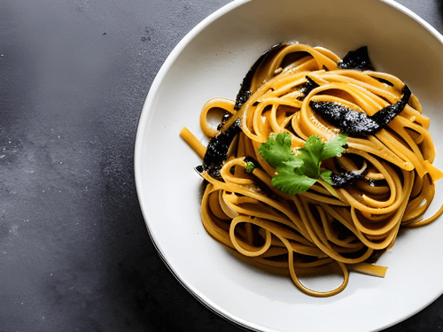  Yellow Squid Ink Pasta