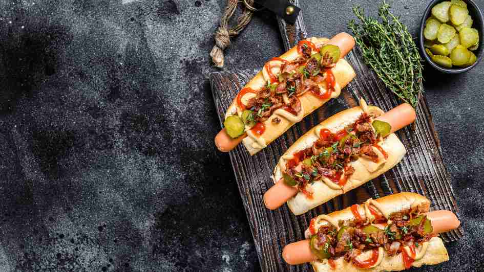 Hot Dogs with Creative Toppings